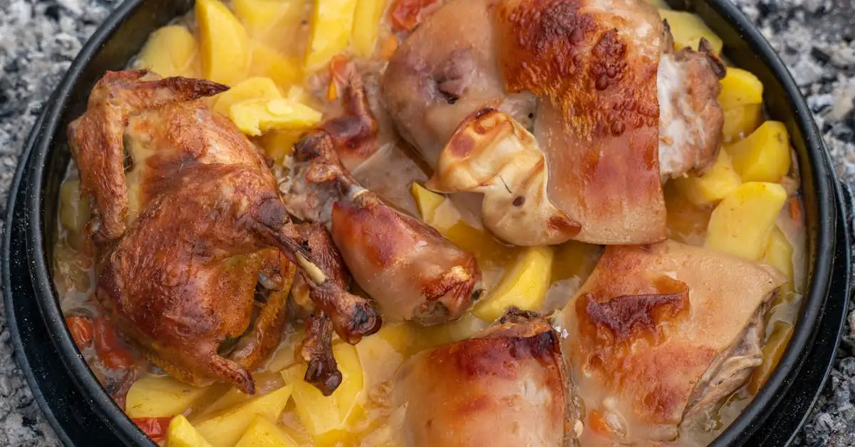 Ovenschotel aardappelen groenten