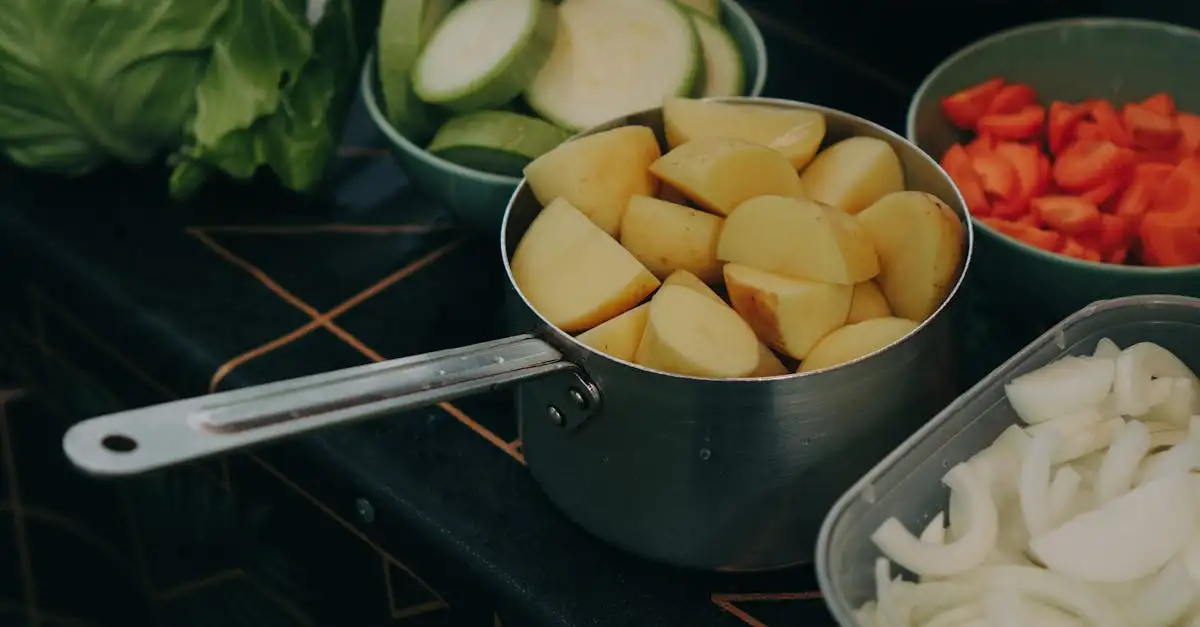 Aardappelschotel met gehakt en groenten maken
