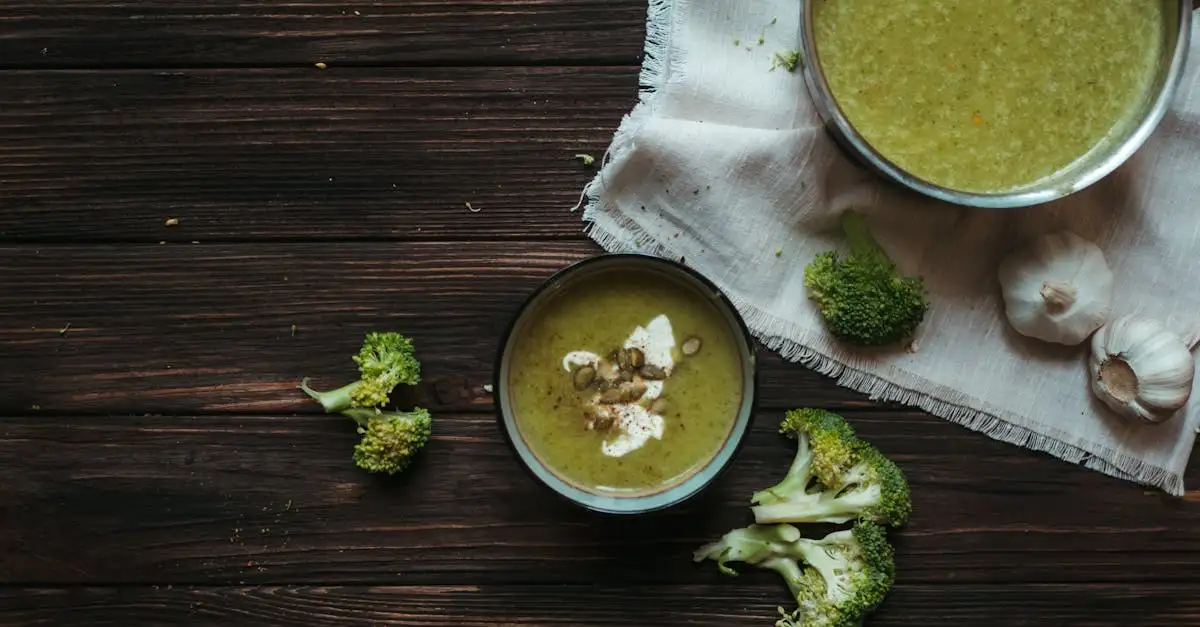 Broccolisoep met groenten
