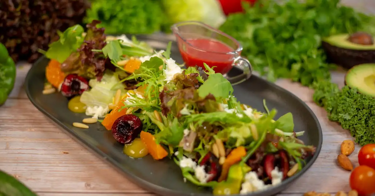 Gezonde groene groenten salade maken en recepten