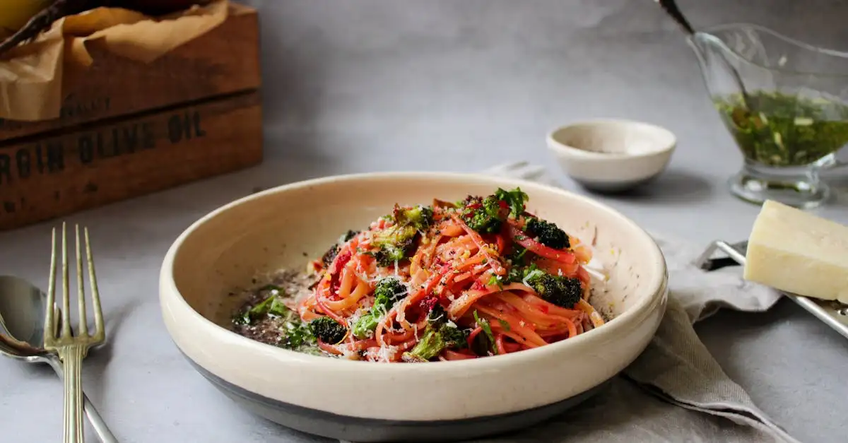 Pasta saus met groenten