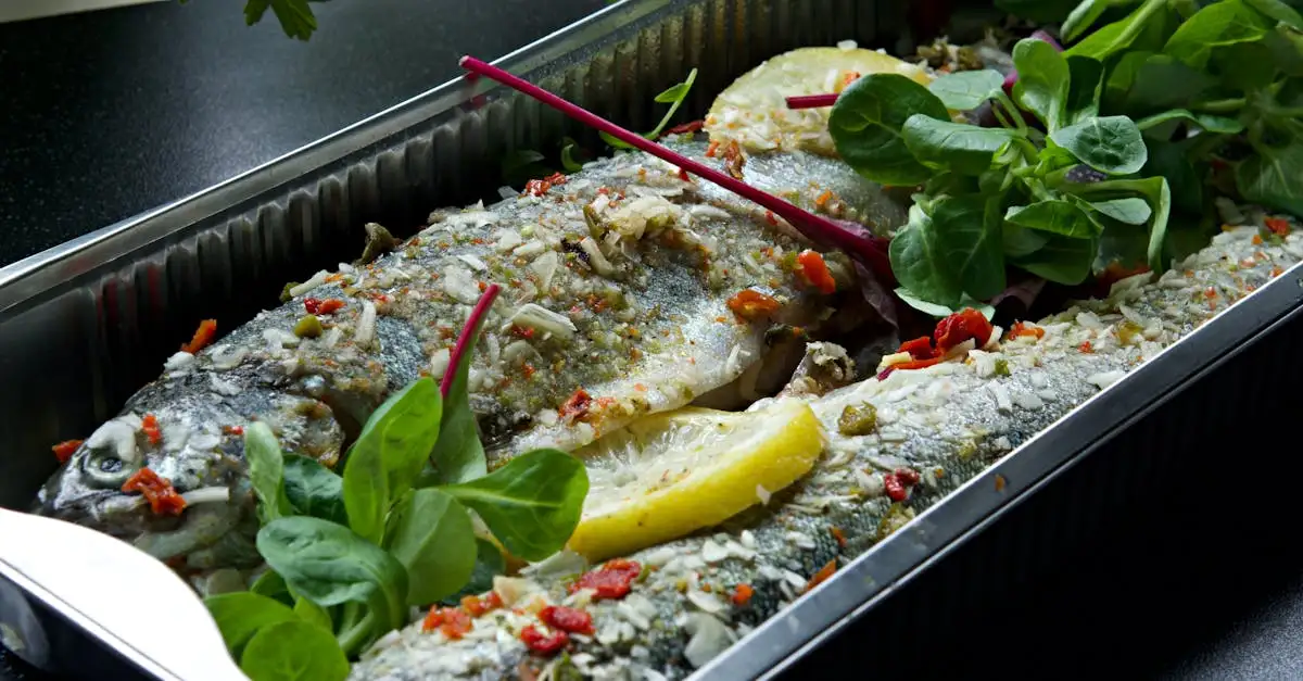 Kabeljauw met groenten uit de oven